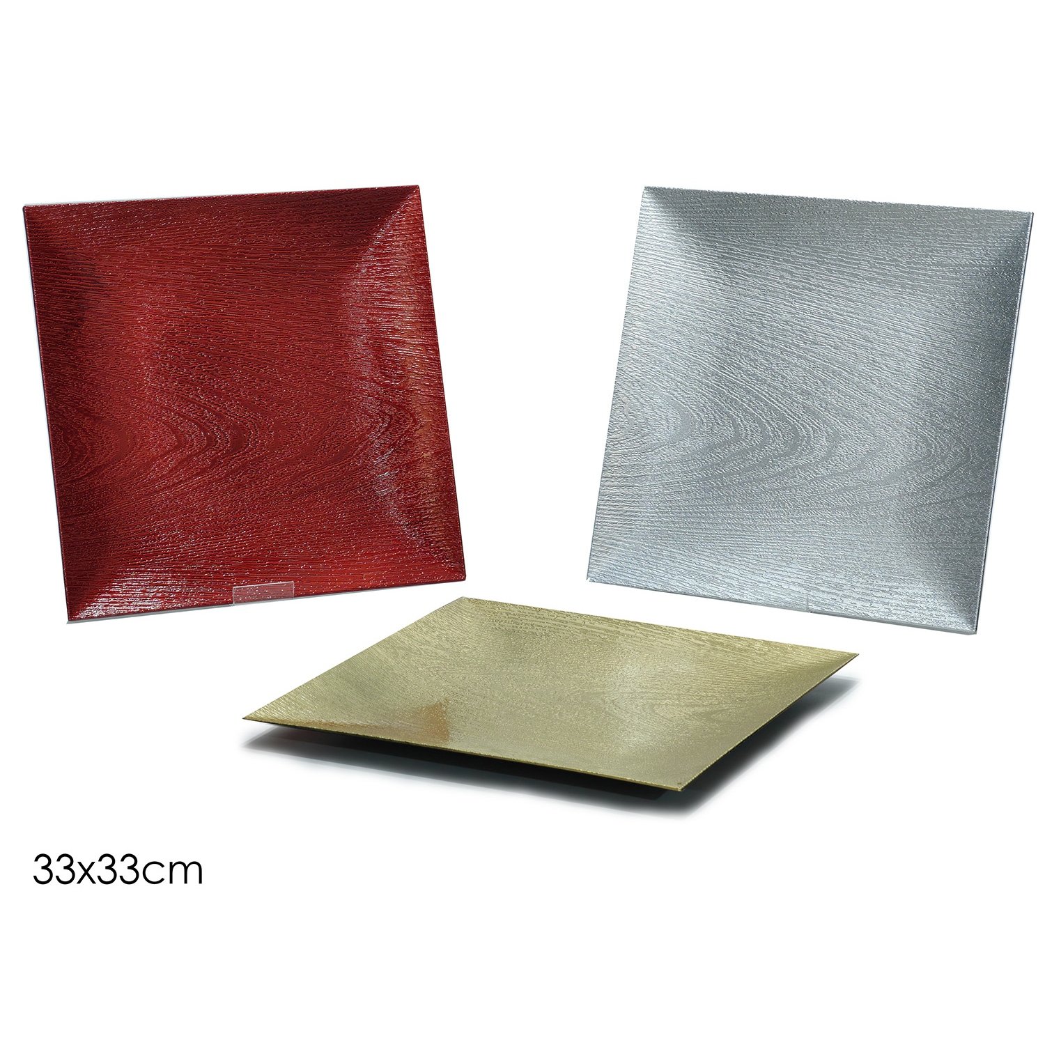 Δίσκος Διακοσμητικός 33x33cm Σε 3 Χρώματα Βρες το Δίσκος Διακοσμητικός 33x33cm Σε 3 Χρώματα σε μοναδική τιμή στο clickforshop.gr