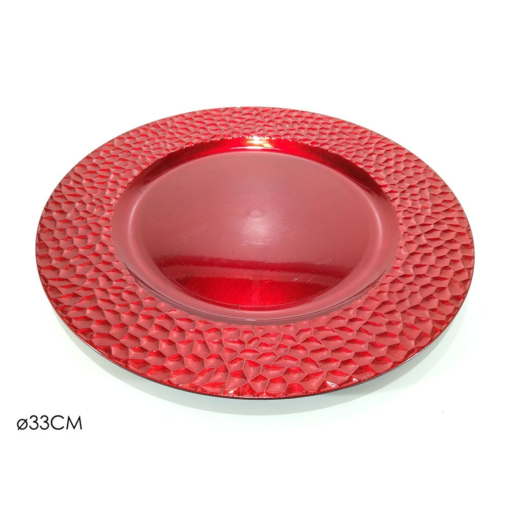 Πιατέλα Κόκκινο Πλαστικό Φ33cm Βρες το Πιατέλα Κόκκινο Πλαστικό Φ33cm σε μοναδική τιμή στο clickforshop.gr