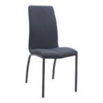 Βρες το Καρέκλα τραπεζαρίας Fina Megapap ανθρακί ύφασμα - μεταλλικό μαύρο πόδι 43x58x95εκ. σε μοναδική τιμή στο clickforshop.gr