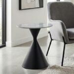 Βρες το Τραπεζάκι βοηθητικό Logan Megapap sintered stone - μέταλλο χρώμα γκρι εφέ μαρμάρου - μαύρο Ø50x56εκ. σε μοναδική τιμή στο clickforshop.gr