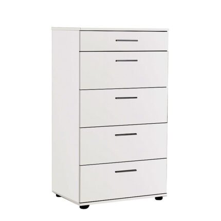 Βρες το Συρταριέρα Trendline Megapap χρώμα λευκό 60x44x108εκ. σε μοναδική τιμή στο clickforshop.gr