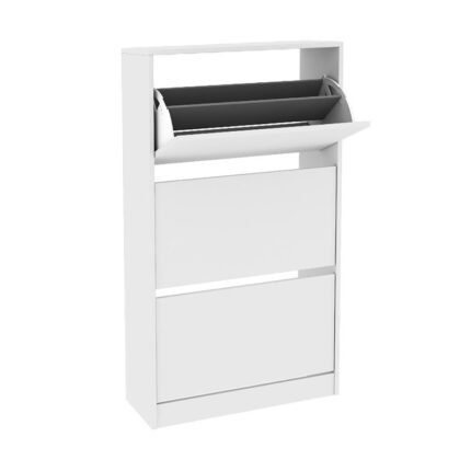 Βρες το Παπουτσοθήκη Flat Duo Megapap 18 ζεύγων χρώμα λευκό 73x26x119εκ. σε μοναδική τιμή στο clickforshop.gr