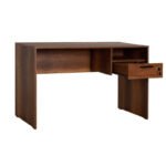 Γραφείο εργασίας με κλειδαριά Concept Megapap χρώμα καρυδί 120x60x75εκ. - Image 4