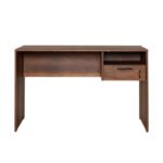 Γραφείο εργασίας με κλειδαριά Concept Megapap χρώμα καρυδί 120x60x75εκ. - Image 5