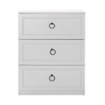 Συρταριέρα Hampton Megapap χρώμα λευκό 72x44x93εκ. - Image 5