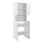 Έπιπλο πλυντηρίου Ceza Megapap χρώμα λευκό 65x60x182εκ. - Image 3