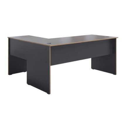 Βρες το Γραφείο διευθυντικό Rio Megapap γωνιακό αναστρέψιμο χρώμα ανθρακί 160x144x75εκ. σε μοναδική τιμή στο clickforshop.gr
