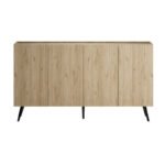 Μπουφές Luna Megapap χρώμα florida oak 180x43x100εκ. - Image 4