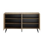 Μπουφές Luna Megapap χρώμα florida oak 180x43x100εκ. - Image 5