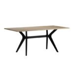 Βρες το Τραπέζι Luna Megapap χρώμα florida oak 181x90x75εκ. σε μοναδική τιμή στο clickforshop.gr