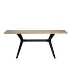 Τραπέζι Luna Megapap χρώμα florida oak 181x90x75εκ. - Image 4