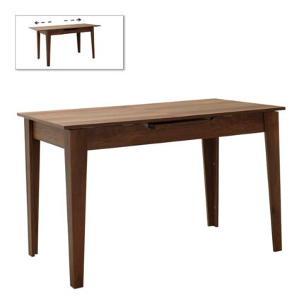 Βρες το Τραπέζι Trendline Megapap επεκτεινόμενο χρώμα καρυδί 120/150x70x75εκ. σε μοναδική τιμή στο clickforshop.gr