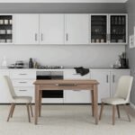 Τραπέζι Trendline Megapap επεκτεινόμενο χρώμα καρυδί 120/150x70x75εκ. - Image 2