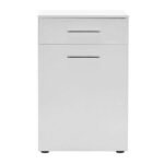 Ντουλάπι - Καλάθι απλύτων Diamond Megapap χρώμα λευκό gloss 52x38x83εκ. - Image 5
