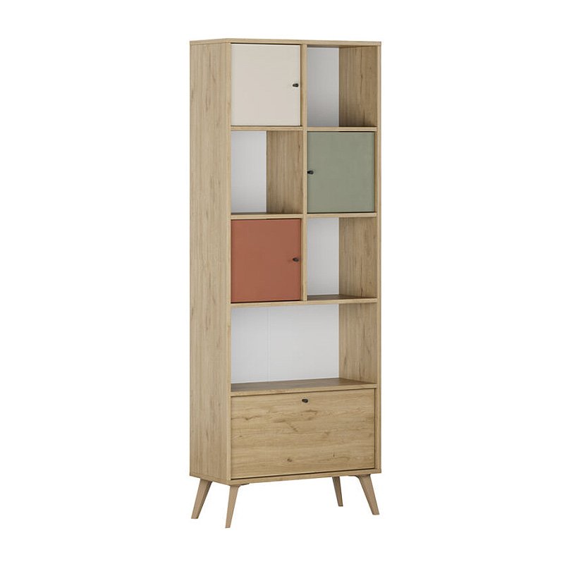 Βιβλιοθήκη Terra Megapap χρώμα florida oak 67x30x181εκ. Βρες το Βιβλιοθήκη Terra Megapap χρώμα florida oak 67x30x181εκ. σε μοναδική τιμή στο clickforshop.gr