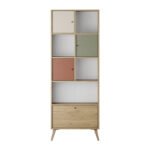 Βιβλιοθήκη Terra Megapap χρώμα florida oak 67x30x181εκ. - Image 4