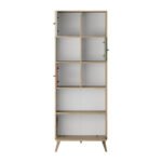 Βιβλιοθήκη Terra Megapap χρώμα florida oak 67x30x181εκ. - Image 5
