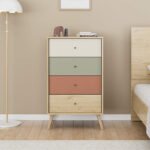 Συρταριέρα Terra Megapap χρώμα florida oak 60x44x100εκ. - Image 3