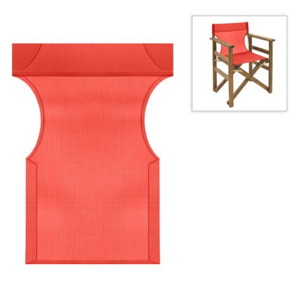 Βρες το Διάτρητο πανί επαγγελματικό για πολυθρόνα σκηνοθέτη χρώματος κόκκινο Megapap σε μοναδική τιμή στο clickforshop.gr