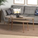 Τραπεζάκια βοηθητικά Elips Megapap χρώμα pine oak 116x46x46εκ. - Image 3