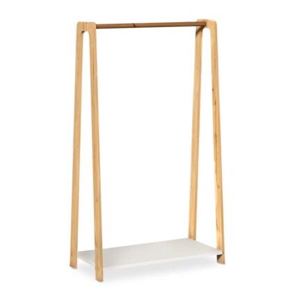 Βρες το Έπιπλο εισόδου - Κρεμάστρα Como Megapap από μελαμίνη χρώμα λευκό - oak 74x38x138εκ. σε μοναδική τιμή στο clickforshop.gr