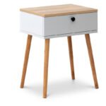 Βρες το Κομοδίνο Pauline Megapap χρώμα pine - λευκό 45x35x61εκ. σε μοναδική τιμή στο clickforshop.gr