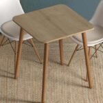 Τραπέζι Kare Megapap χρώμα oak 70x70x72εκ. - Image 3