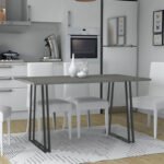 Βρες το Τραπέζι Gable Megapap χρώμα γκρι σκυροδέματος 140x80x76εκ. σε μοναδική τιμή στο clickforshop.gr