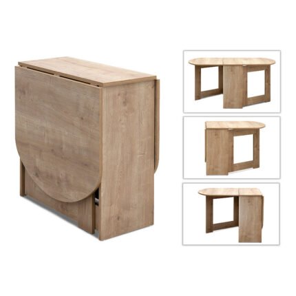 Βρες το Τραπέζι Winslet Megapap επεκτεινόμενο χρώμα φυσικό οξιάς 34(63+63)x80x76εκ. σε μοναδική τιμή στο clickforshop.gr