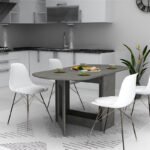 Τραπέζι Winslet Megapap επεκτεινόμενο χρώμα γκρι σκυροδέματος 34(63+63)x80x76εκ. - Image 2