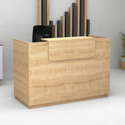 Βρες το Γραφείο υποδοχής - reception Lemmon Megapap χρώμα φυσικό οξιάς 160x70x110εκ. σε μοναδική τιμή στο clickforshop.gr