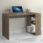 Βρες το Γραφείο εργασίας Mikro Megapap χρώμα καρυδί 120x60x75εκ. σε μοναδική τιμή στο clickforshop.gr