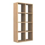 Βιβλιοθήκη Anser Megapap χρώμα φυσικό οξιάς 69,8x29x142εκ. - Image 3