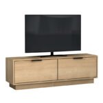 Έπιπλο τηλεόρασης Lisa Megapap χρώμα φυσικό οξιάς 140x35x43cm. - Image 3