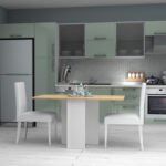 Τραπέζι Pepe Megapap επεκτεινόμενο χρώμα λευκό - φυσικό οξιάς 28(56+56)x77x75εκ. - Image 3