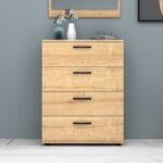 Συρταριέρα Velika Megapap χρώμα φυσικό οξιάς 73x44x96εκ. - Image 4