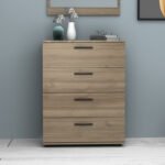 Συρταριέρα Velika Megapap χρώμα καρυδί 73x44x96εκ. - Image 4