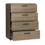 Συρταριέρα Velika Megapap χρώμα καρυδί 73x44x96εκ. - Image 5