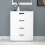 Συρταριέρα Velika Megapap χρώμα λευκό 73x44x96εκ. - Image 4