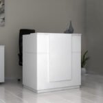 Βρες το Γραφείο υποδοχής - reception Gemini Megapap χρώμα λευκό 100x70x110εκ. σε μοναδική τιμή στο clickforshop.gr