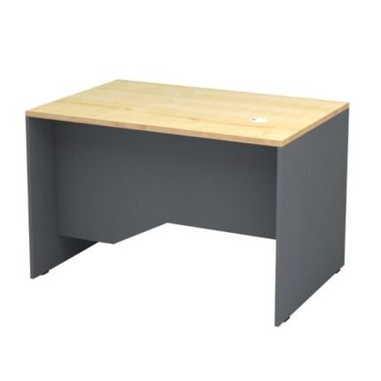 Βρες το Γραφείο επαγγελματικό Venturo Megapap χρώμα ανθρακί - φυσικό οξιάς 120x80x75εκ. σε μοναδική τιμή στο clickforshop.gr