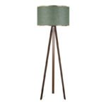 Βρες το Φωτιστικό δαπέδου Rosling Megapap Mdf/ύφασμα Pvc χρώμα καρυδί/κυπαρισσί 38x21x140εκ. σε μοναδική τιμή στο clickforshop.gr