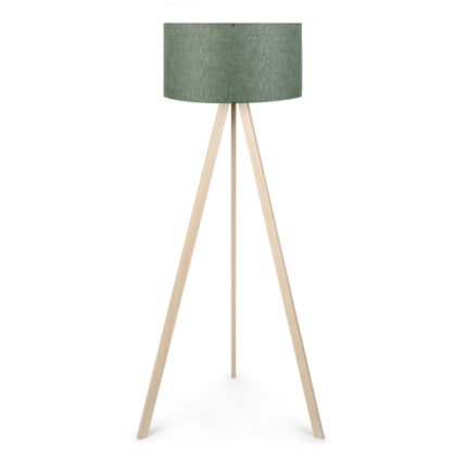 Βρες το Φωτιστικό δαπέδου Rosling Megapap Mdf/ύφασμα Pvc χρώμα φυσικό/χακί 38x38x140εκ. σε μοναδική τιμή στο clickforshop.gr