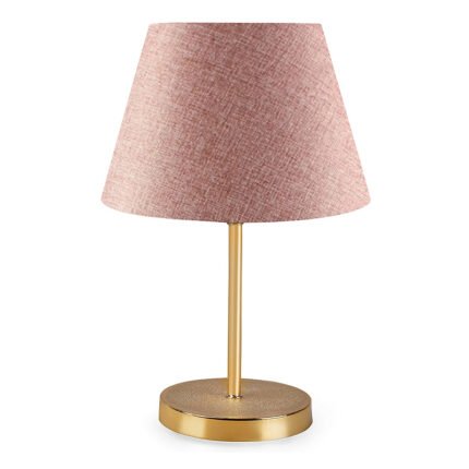 Βρες το Φωτιστικό επιτραπέζιο Rosenthal Megapap ύφασμα Pvc χρώμα ροζ/χρυσό 22x17x37εκ. σε μοναδική τιμή στο clickforshop.gr