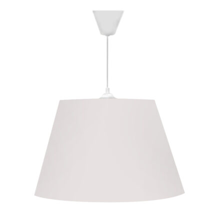 Βρες το Φωτιστικό οροφής Elanor Megapap υφασμάτινο μονόφωτο χρώμα λευκό 37x21x70εκ. σε μοναδική τιμή στο clickforshop.gr