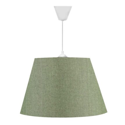 Βρες το Φωτιστικό οροφής Elanor Megapap υφασμάτινο μονόφωτο χρώμα κυπαρισσί 37x21x70εκ. σε μοναδική τιμή στο clickforshop.gr