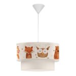 Βρες το Φωτιστικό οροφής Goofy Megapap υφασμάτινο μονόφωτο με χαριτωμένα ζωάκια 30x20x70εκ. σε μοναδική τιμή στο clickforshop.gr