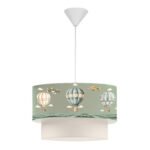 Βρες το Φωτιστικό οροφής Goofy Megapap υφασμάτινο μονόφωτο με χαριτωμένα αερόστατα 30x20x70εκ. σε μοναδική τιμή στο clickforshop.gr