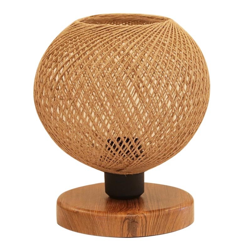 Φωτιστικό επιτραπέζιο Bonnie Megapap E27 κλωστή/Mdf χρώμα φυσικό/καφέ 19x15x22εκ. Βρες το Φωτιστικό επιτραπέζιο Bonnie Megapap E27 κλωστή/Mdf χρώμα φυσικό/καφέ 19x15x22εκ. σε μοναδική τιμή στο clickforshop.gr