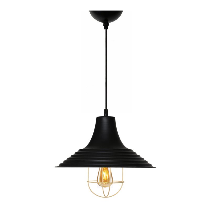 Φωτιστικό οροφής Retro Megapap E27 μεταλλικό μονόφωτο χρώμα μαύρο Φ30x70εκ. Βρες το Φωτιστικό οροφής Retro Megapap E27 μεταλλικό μονόφωτο χρώμα μαύρο Φ30x70εκ. σε μοναδική τιμή στο clickforshop.gr